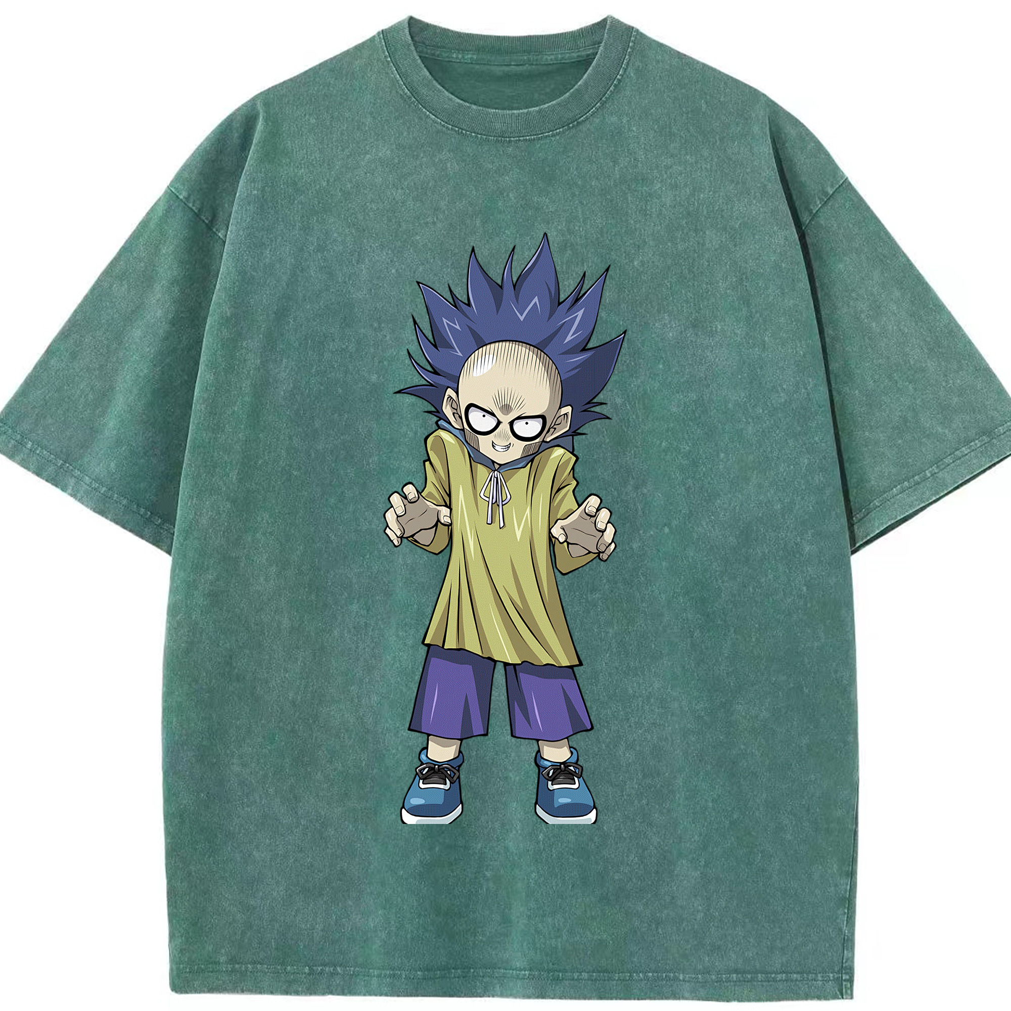 （画像用） 遊☆戯☆王 Yu-Gi-Oh! 綿100% ヴィンテージ風 半袖Tシャツ（フロントプリント）